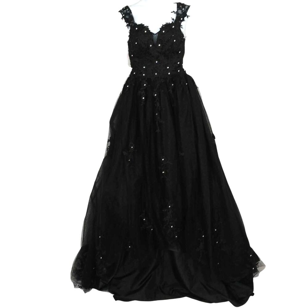 JJ's House Sweetheart Court Gown Size 10 NWT Goth Princess Ballgown